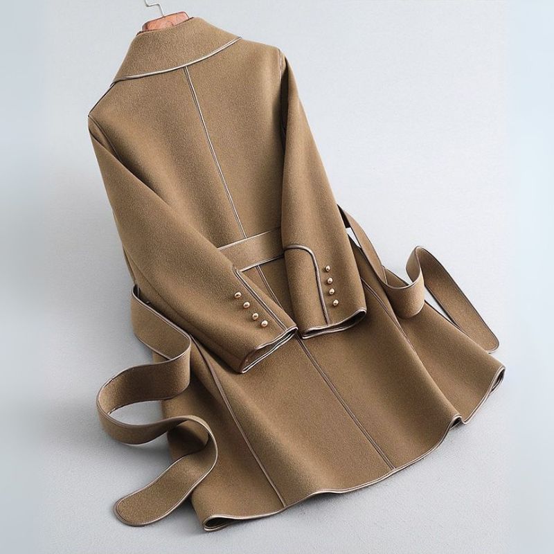 Aria Virgin Wool Trench Coat