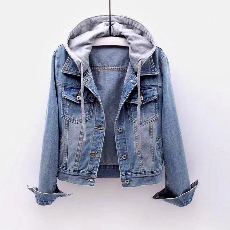 Aria Denim Hooded Jacket
