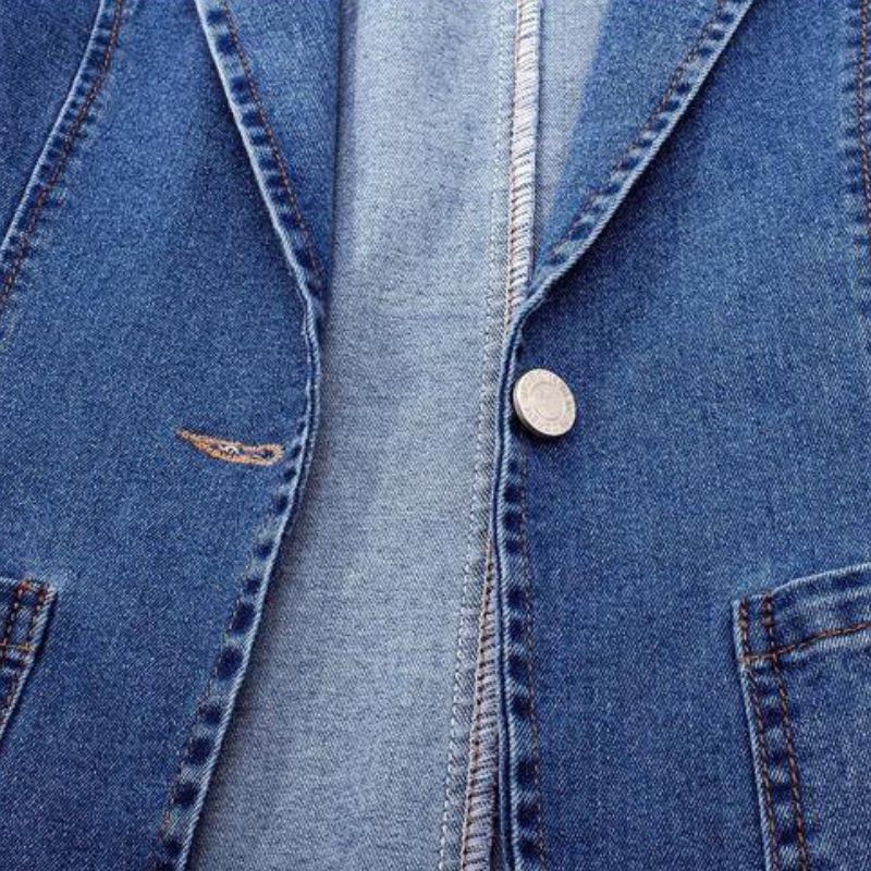 Theodora Organic Denim Blazer