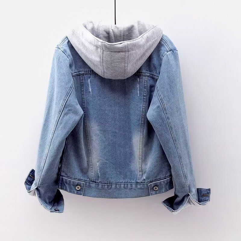 Aria Denim Hooded Jacket