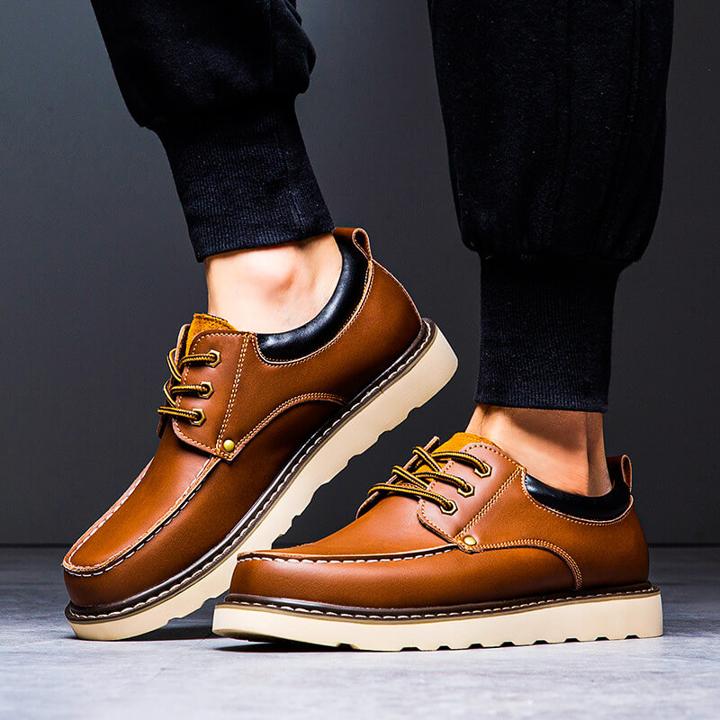 Marcelo Retro Leather Shoes