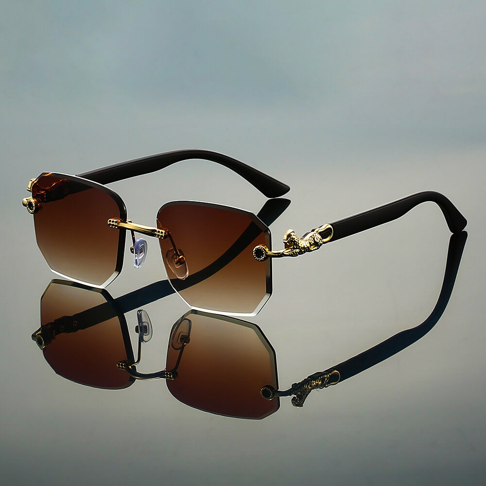Logan Retro Rimless Shades