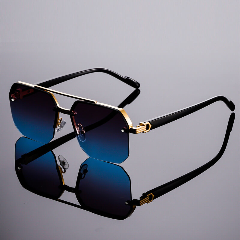 Milano Semi-Rimless Vintage Shades