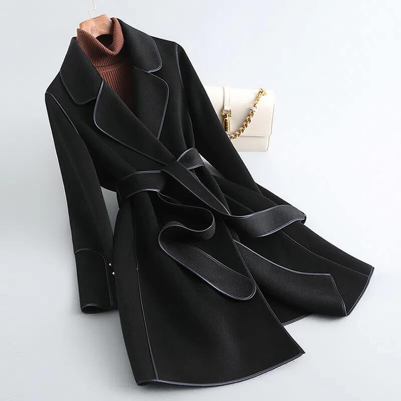 Aria Virgin Wool Trench Coat
