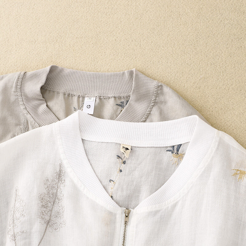 Arlette Couture Cotton-Linen Jacket