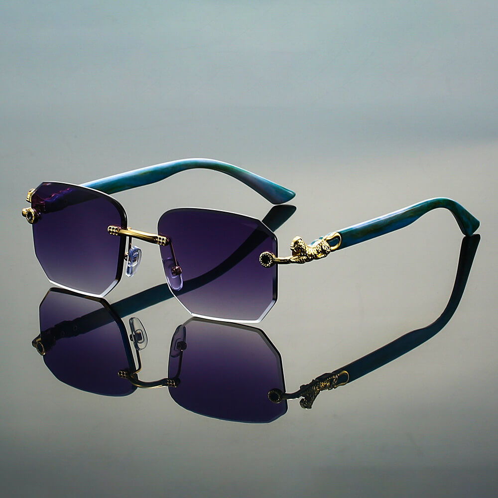 Logan Retro Rimless Shades