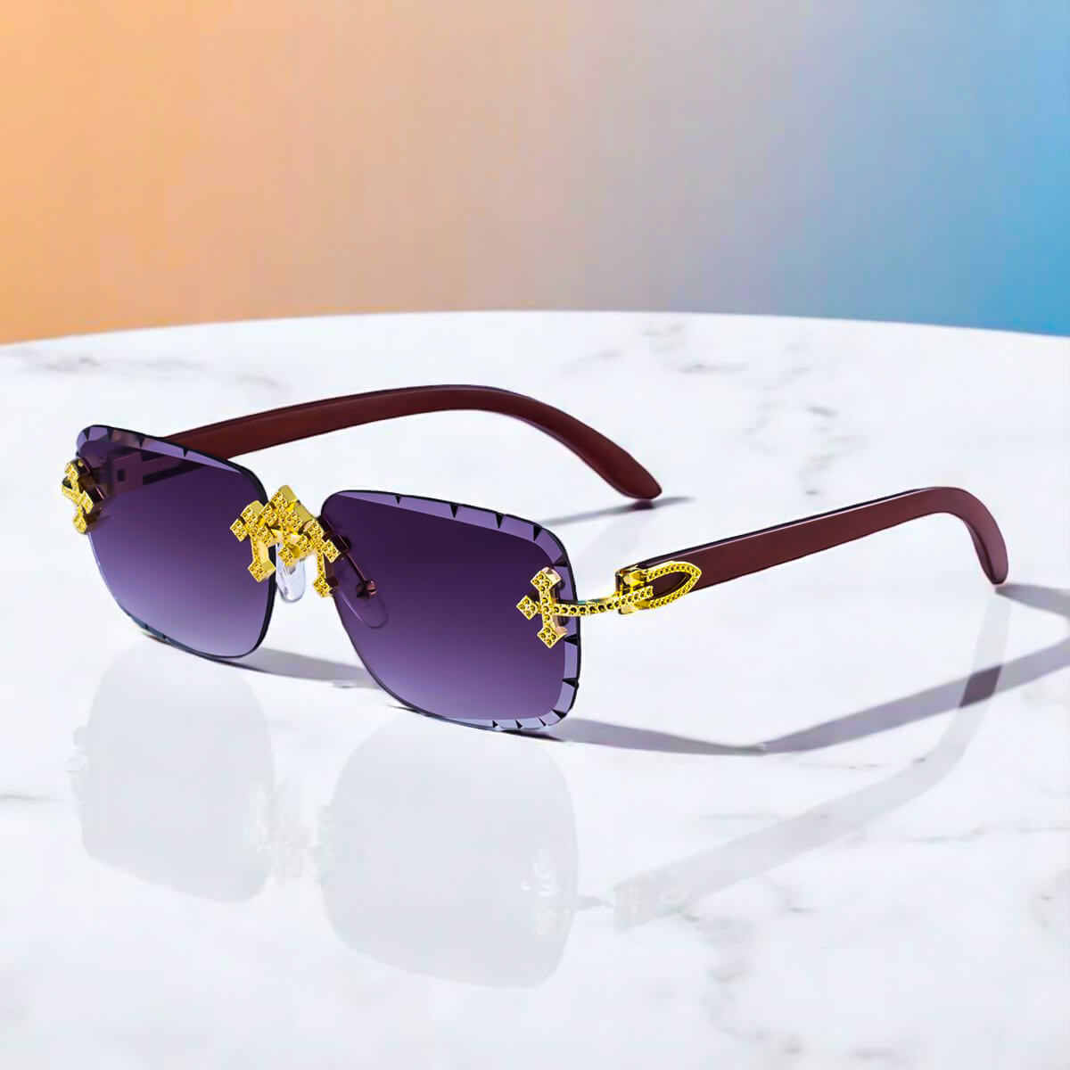 Imperium Rimless Retro Shades