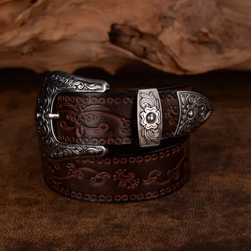 Cowboy Leather Belt