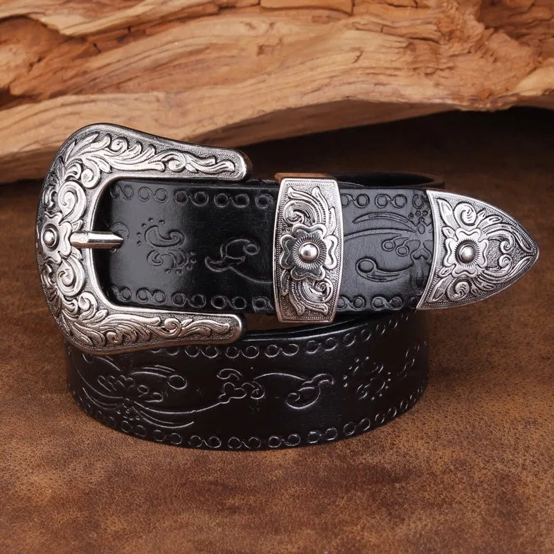 Cowboy Leather Belt