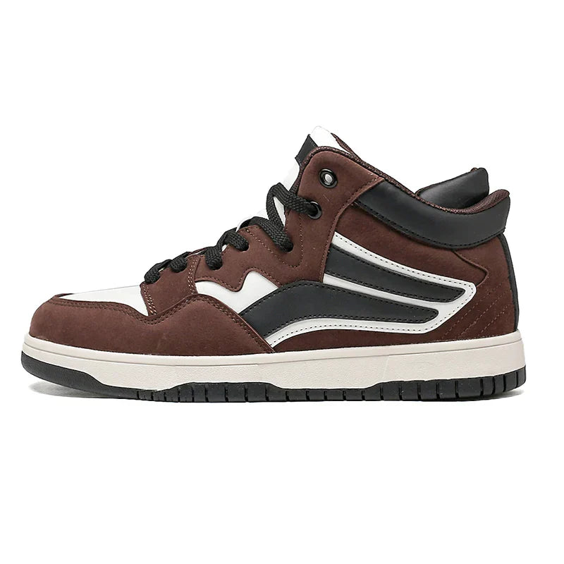 Leather Basketball Sneakers