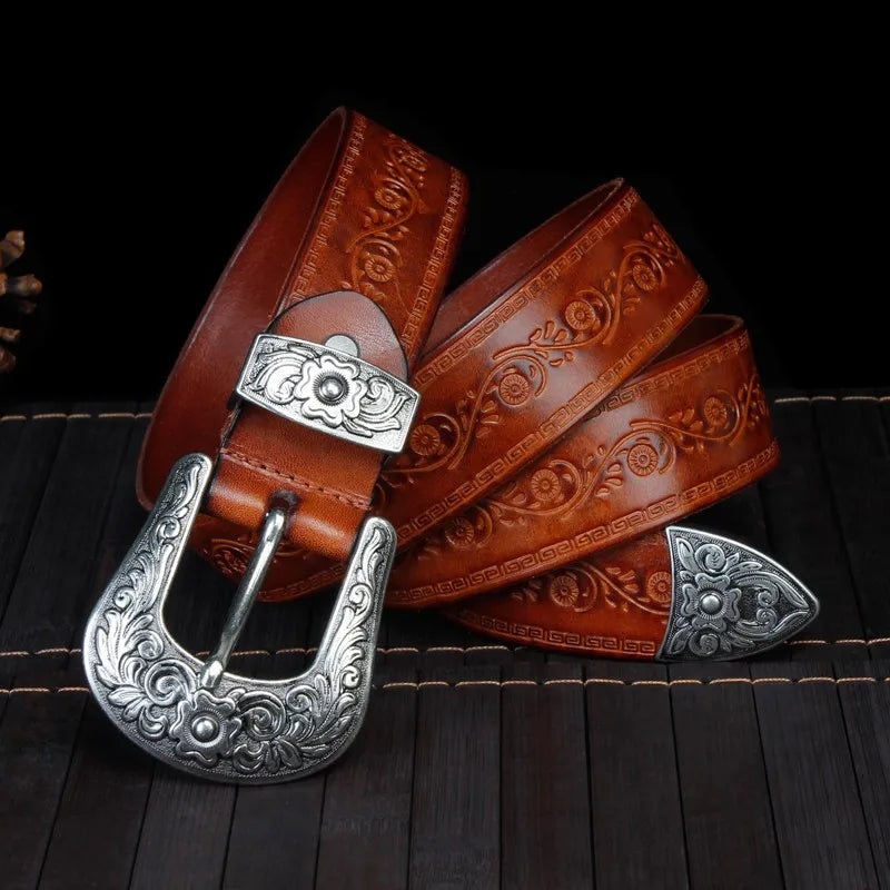 Cowboy Leather Belt