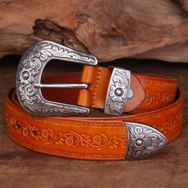 Cowboy Leather Belt