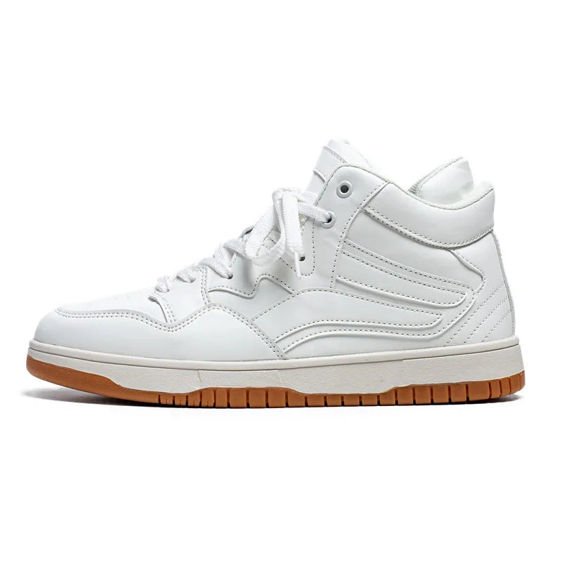 Leather Basketball Sneakers