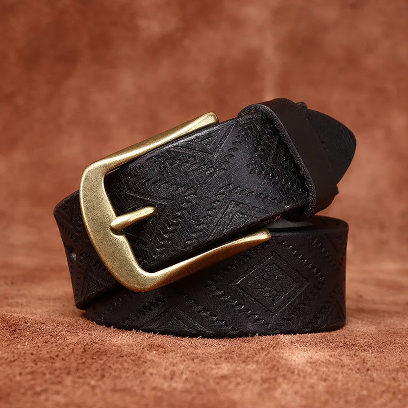 Tribal Leather Belt