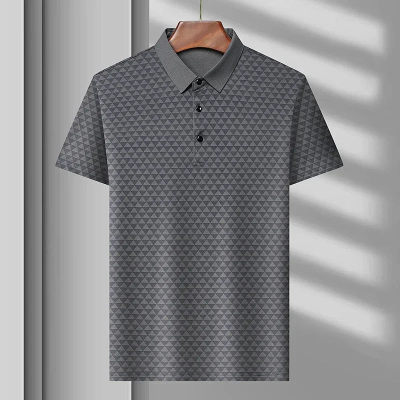 Glacier Grid Polo Shirt