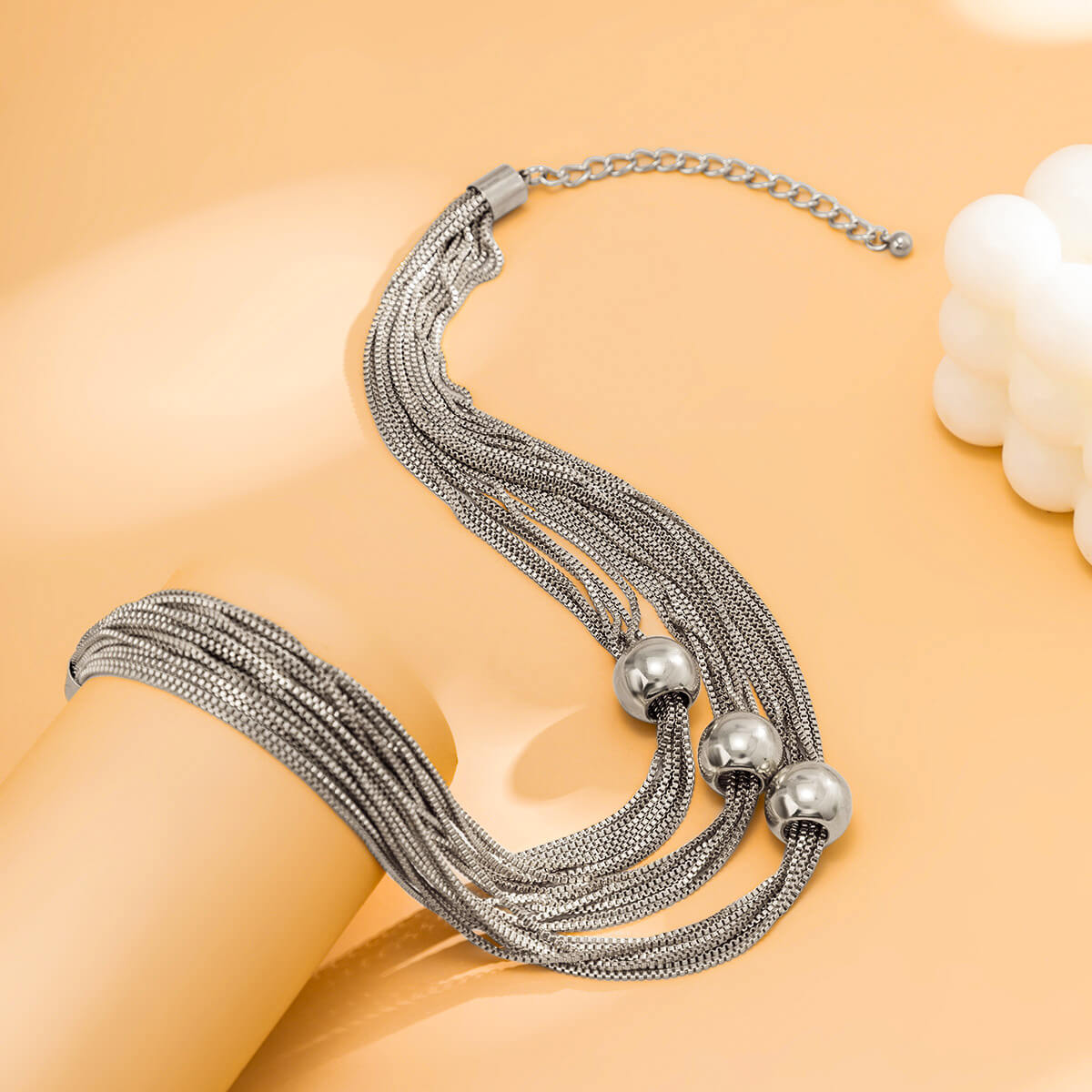 Aria Elegant Sphere Necklace