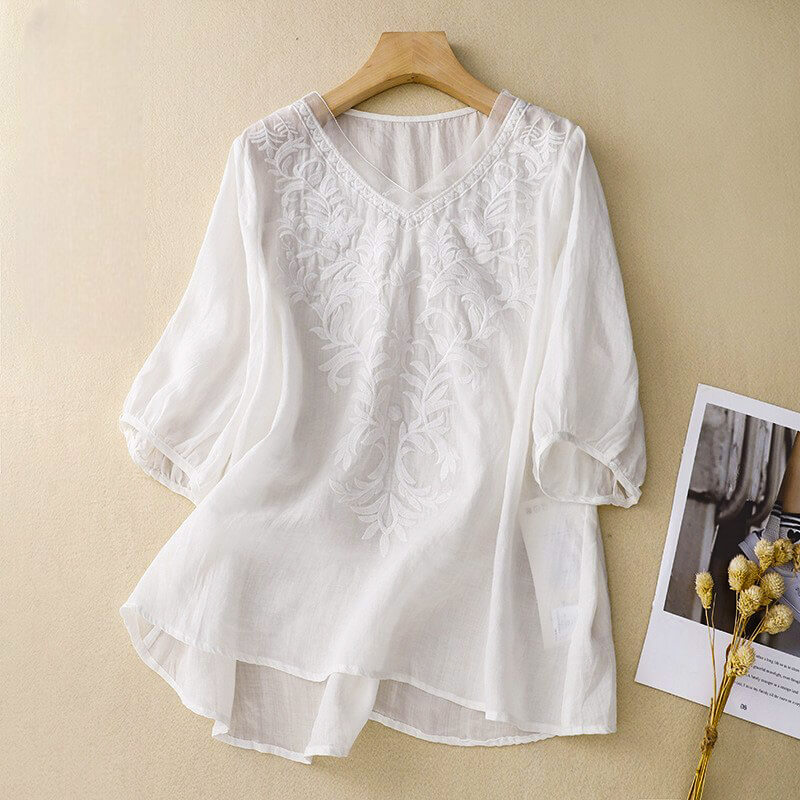 Daisy Cotton-Linen Shirt