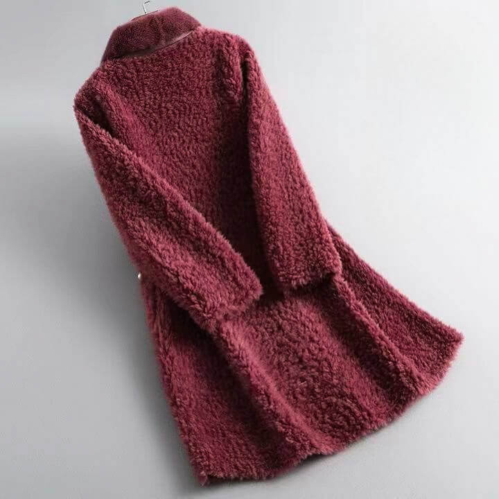 Victoria Couture Shearling Coat