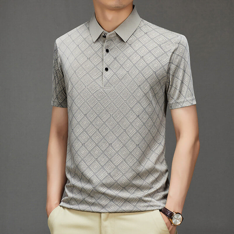 Adrian Jacquard Polo Shirt