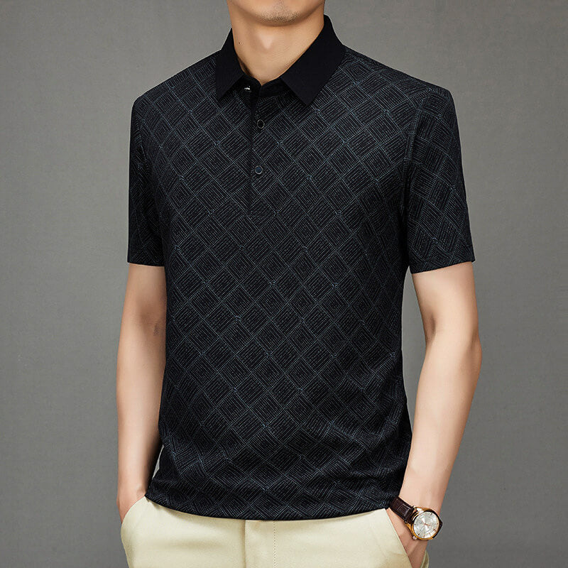 Adrian Jacquard Polo Shirt