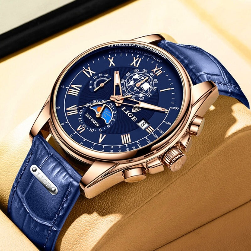 Lige Vintage Chronograph Watch