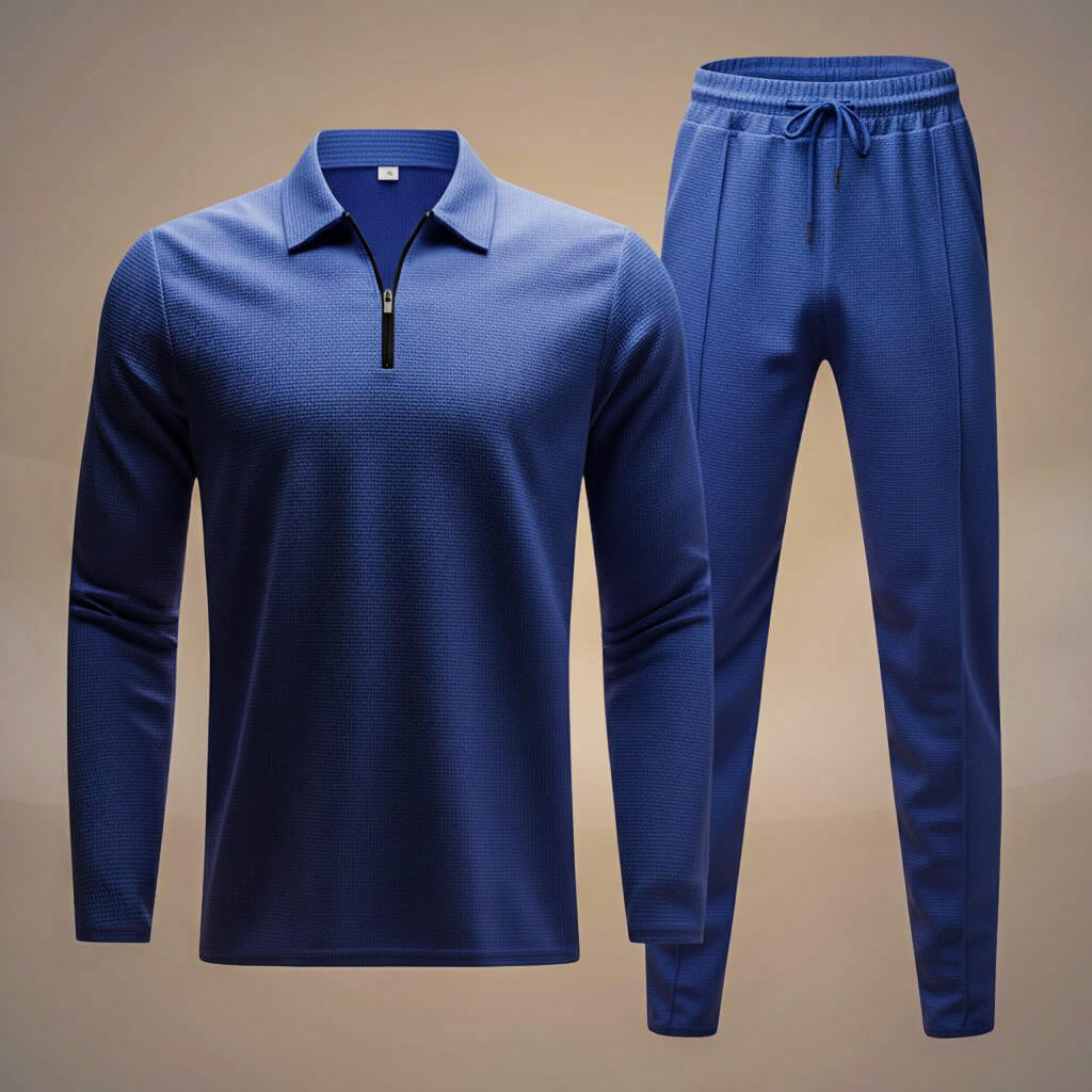 San Diego Waffle-Knit Athleisure Set