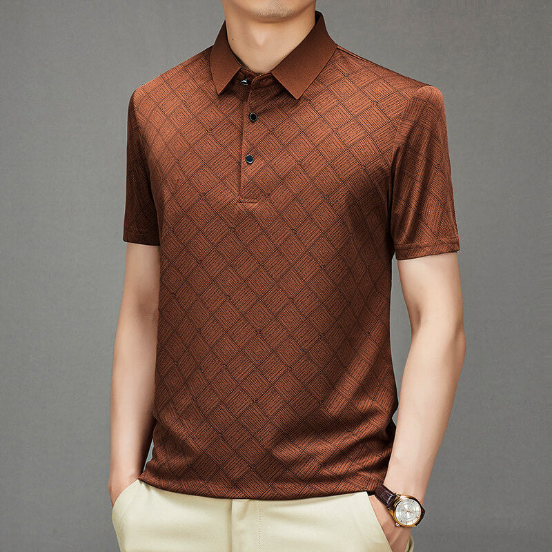 Adrian Jacquard Polo Shirt