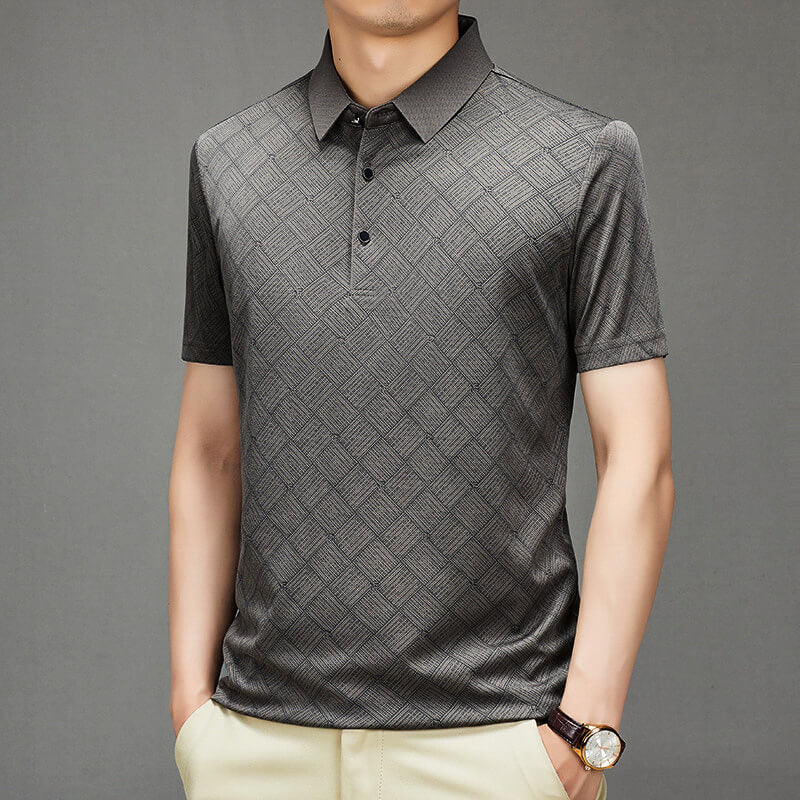 Adrian Jacquard Polo Shirt