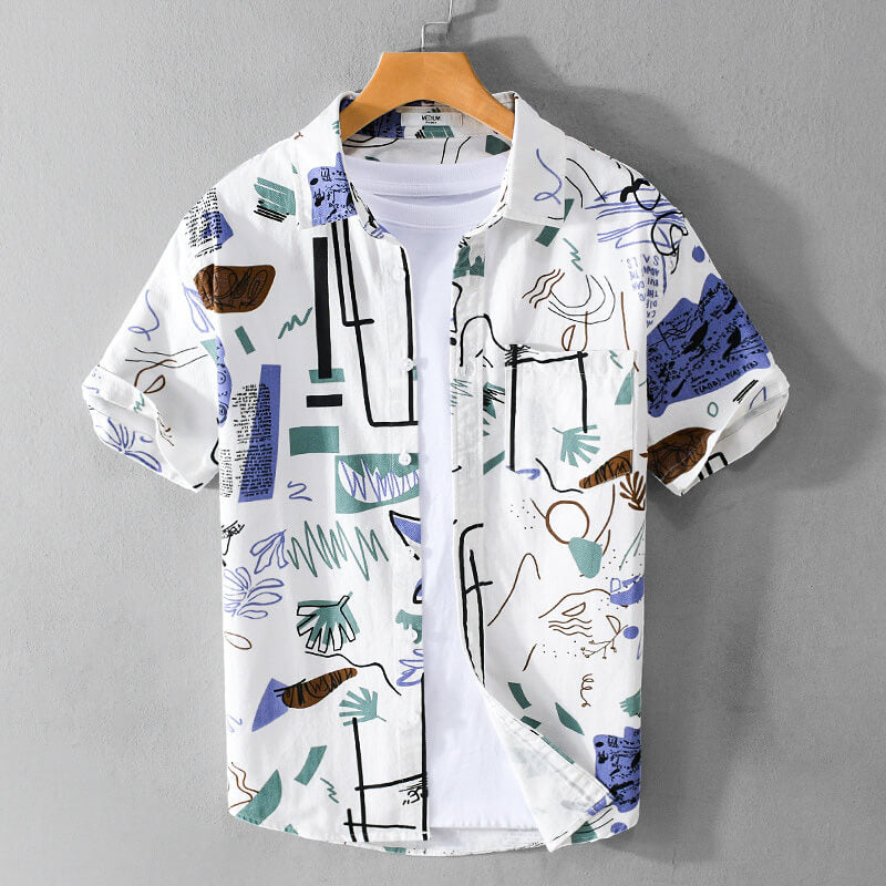 Picasso Abstract Cotton Shirt