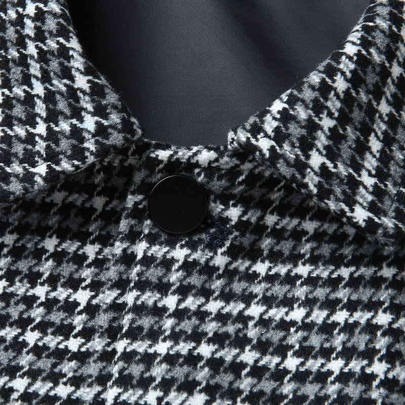 Malcolm Houndstooth Wool Jacket